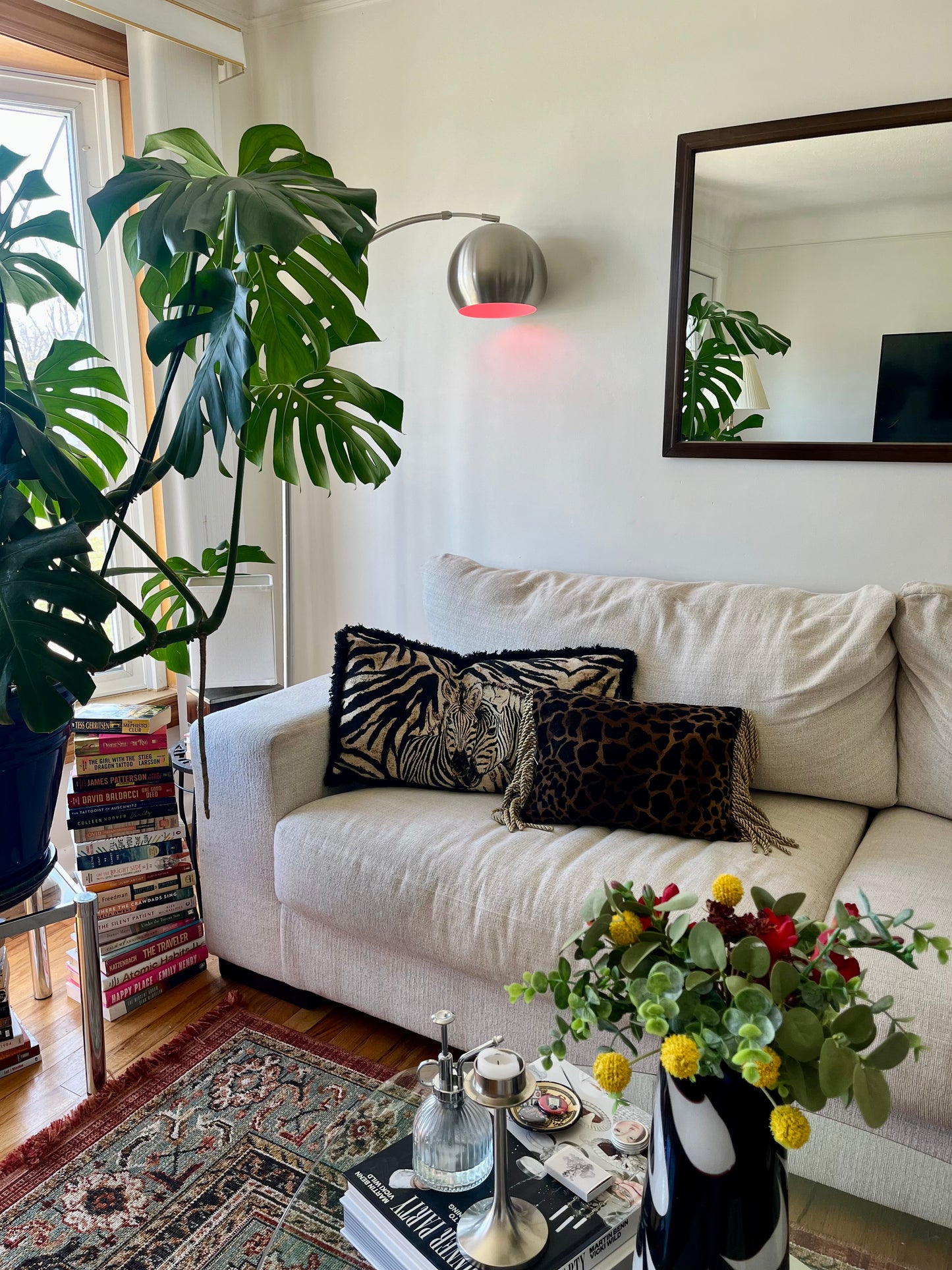 Newport Tapestries Zebra Decor Animal Print Throw Pillow