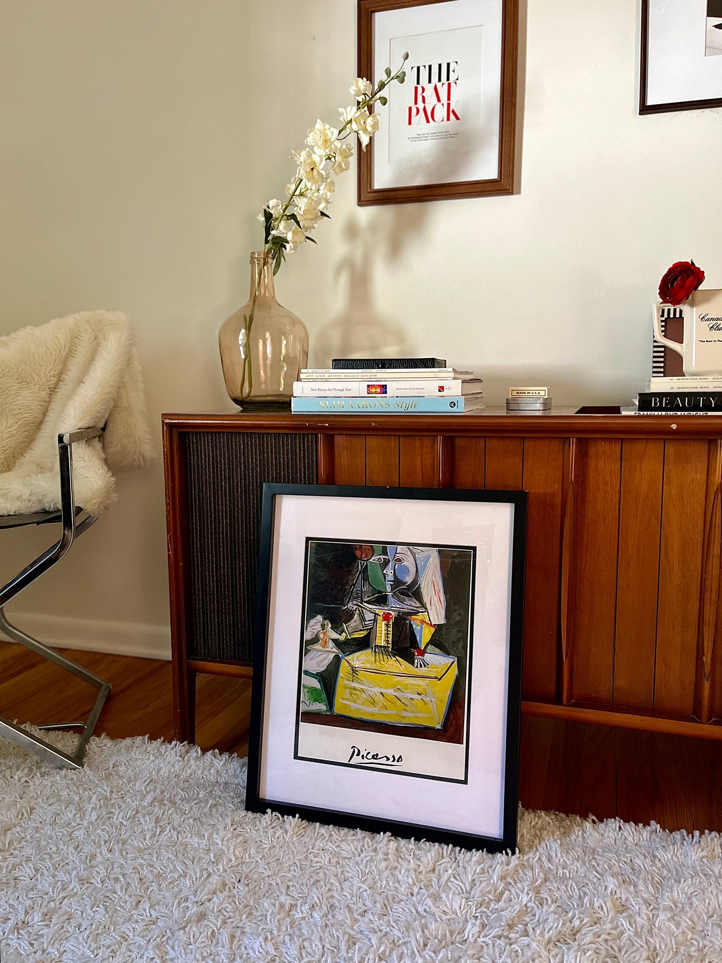 Framed Picasso Print – Vintage Modernist Wall Art
