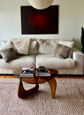 Smoke Glass Noguchi-Inspired Coffee Table