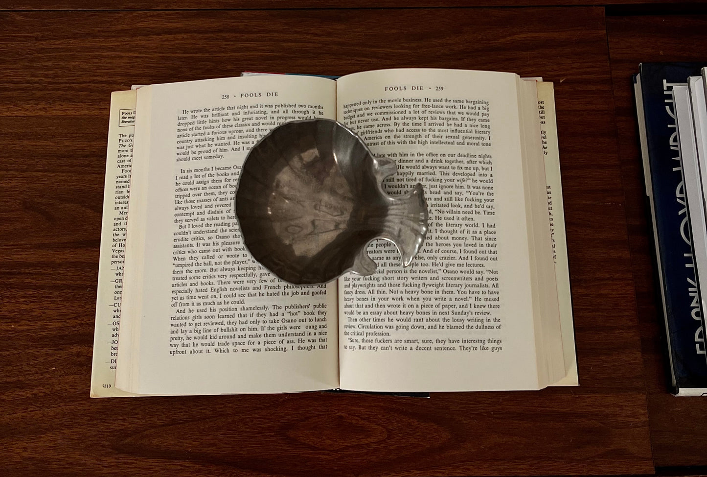 Vintage Pewter Shell Trinket Dish – 1970s Coastal Modern Style