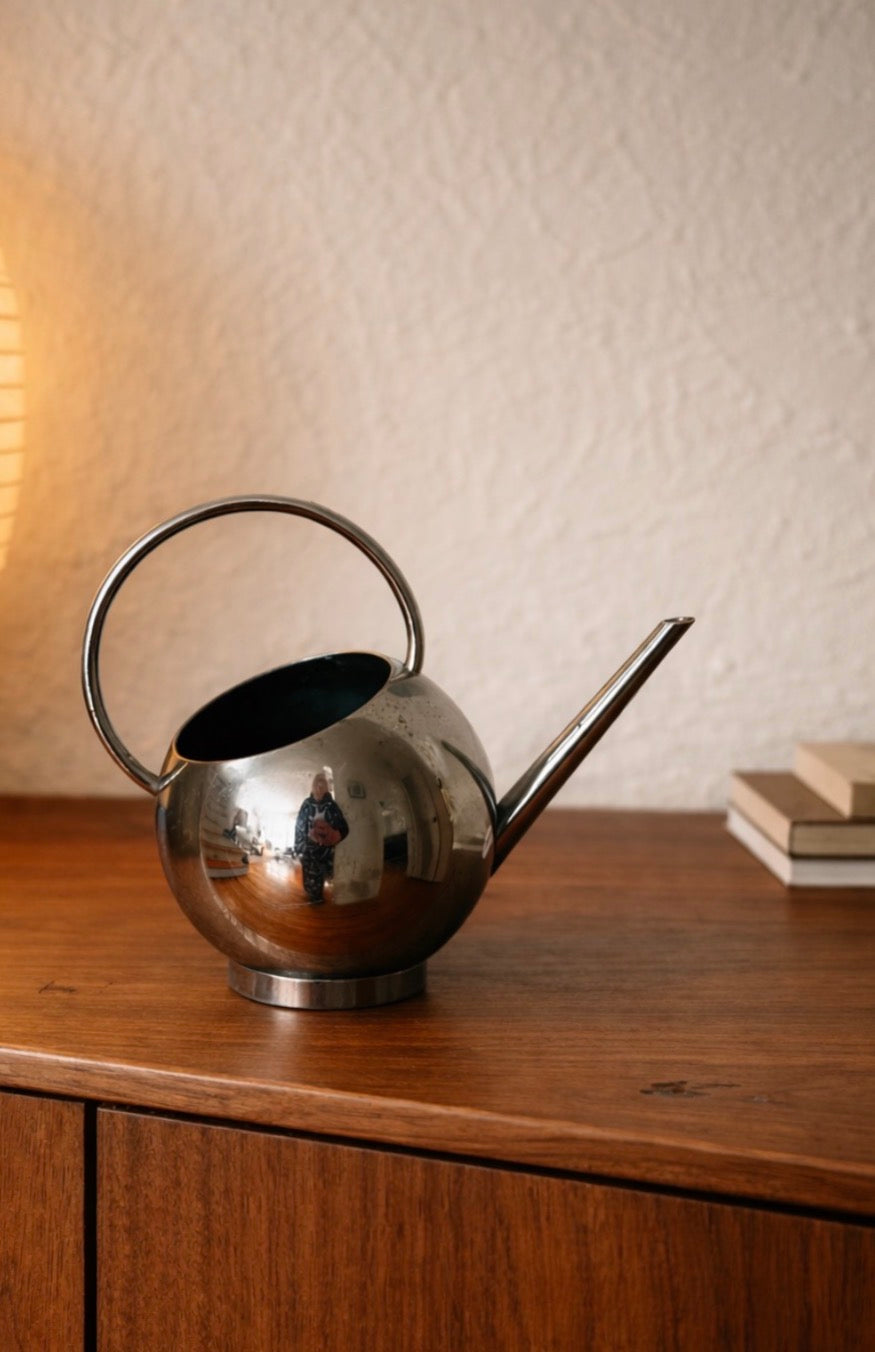 1930s Russell Wright × Chase USA Art Deco Chrome Pitcher