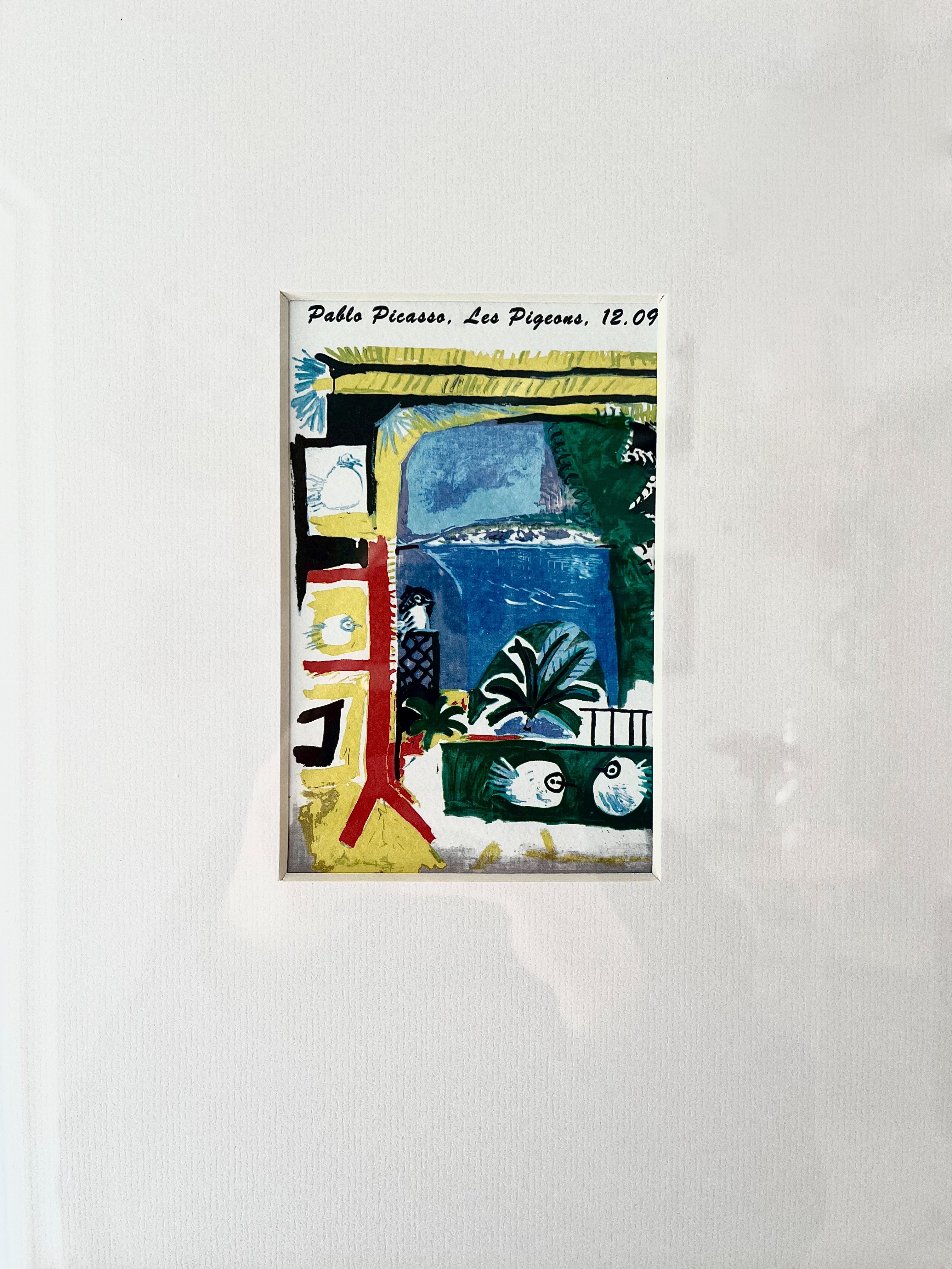 Pablo Picasso Framed Art Print "Les Pigeons" 1957