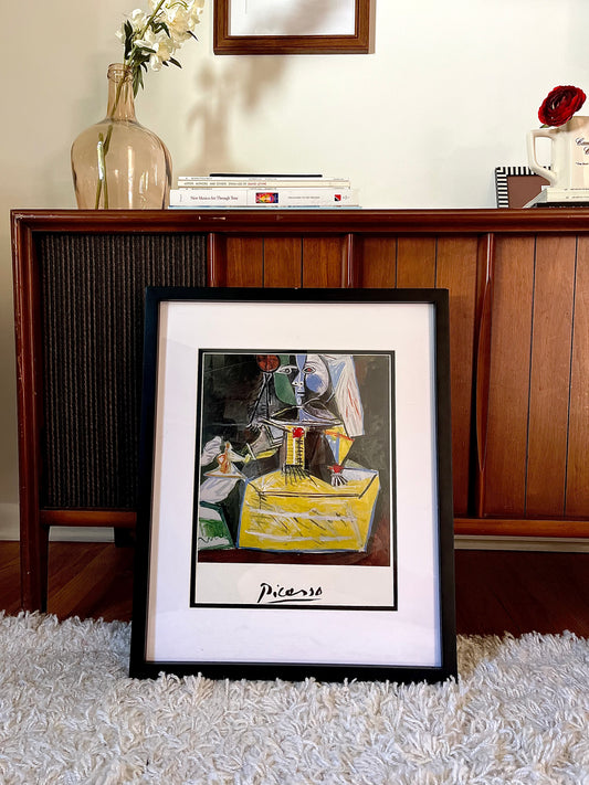 Framed Picasso Print – Vintage Modernist Wall Art