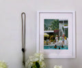 Slim Aaron's "Party On The Steps" Art Print 12x15 Framed