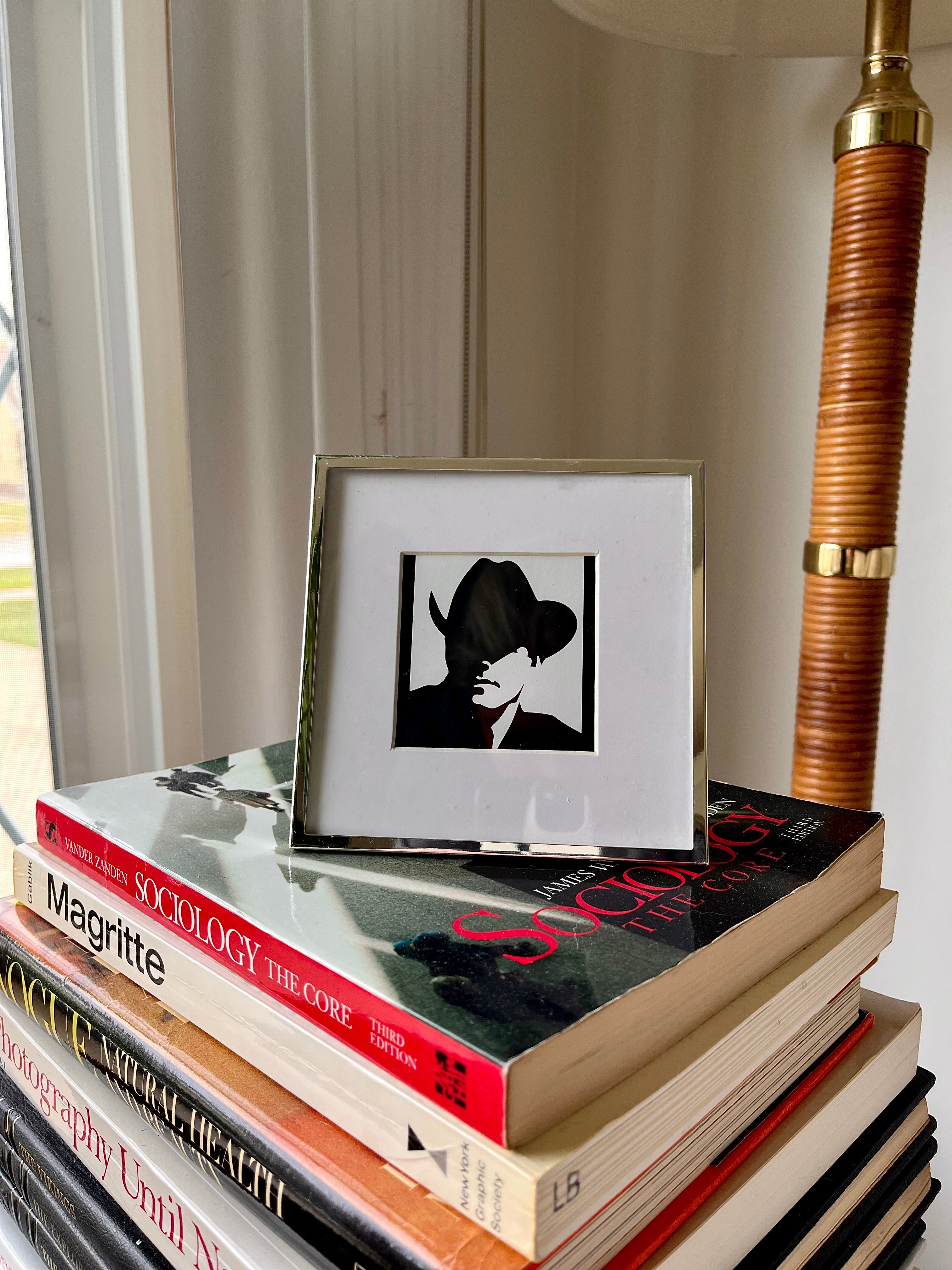 Mini Cowboy Silhouette Print (Framed)