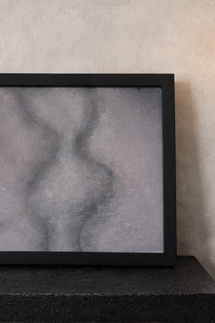 Contour — Original Pastel on Canvas (Framed)