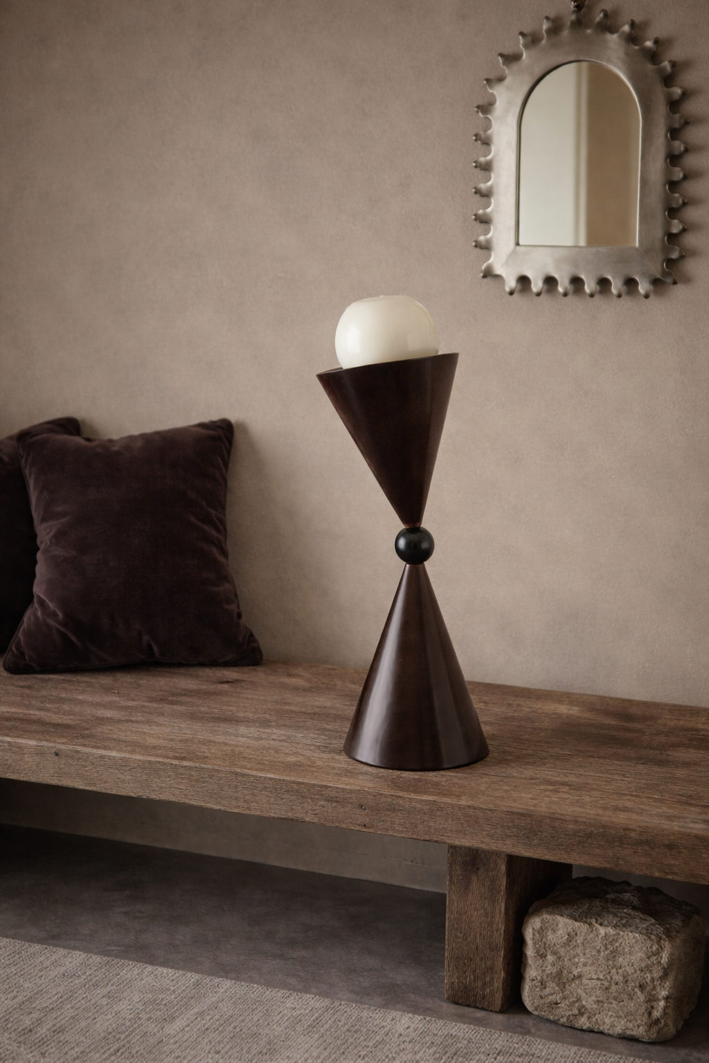 Sculptural Modernist Candle Holder — Made in South Africa