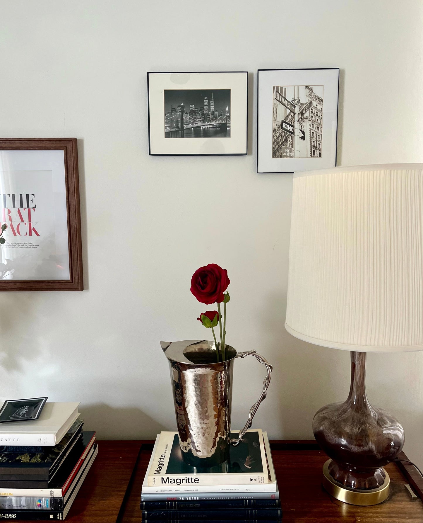 Set of 2 Vintage NYC Prints — Times Square & Skyline