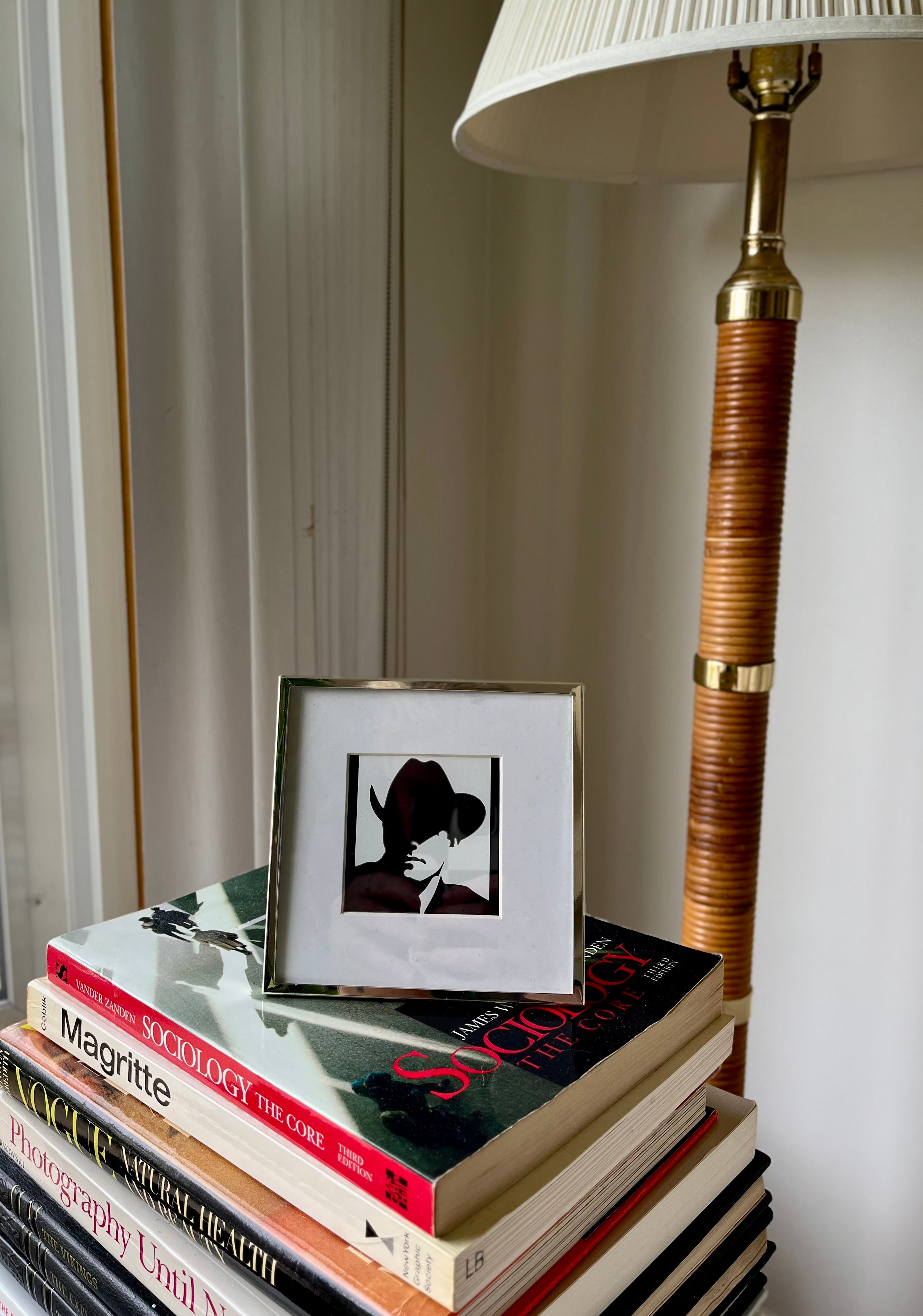 Mini Cowboy Silhouette Print (Framed)