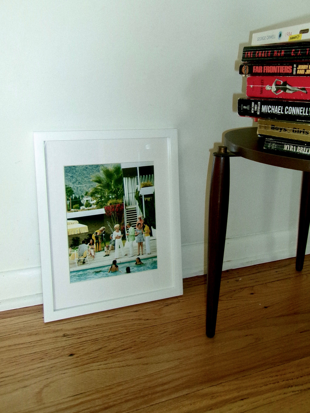 Slim Aaron's "Party On The Steps" Art Print 12x15 Framed