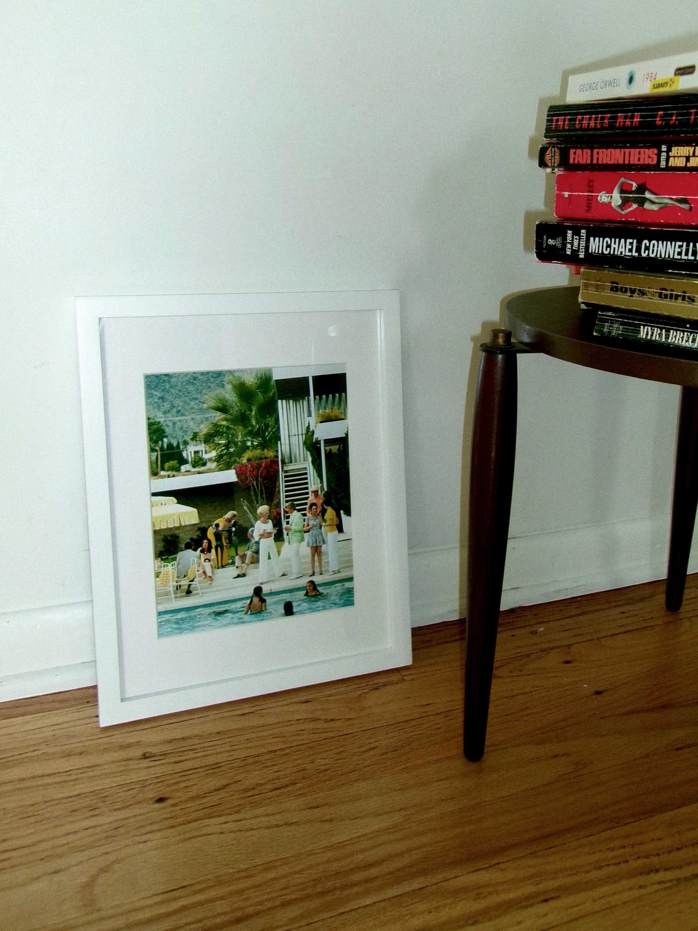 Slim Aaron's "Party On The Steps" Art Print 12x15 Framed