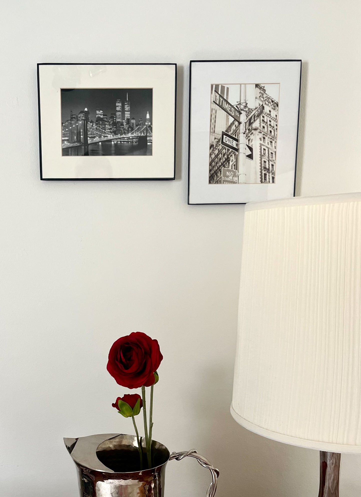 Set of 2 Vintage NYC Prints — Times Square & Skyline