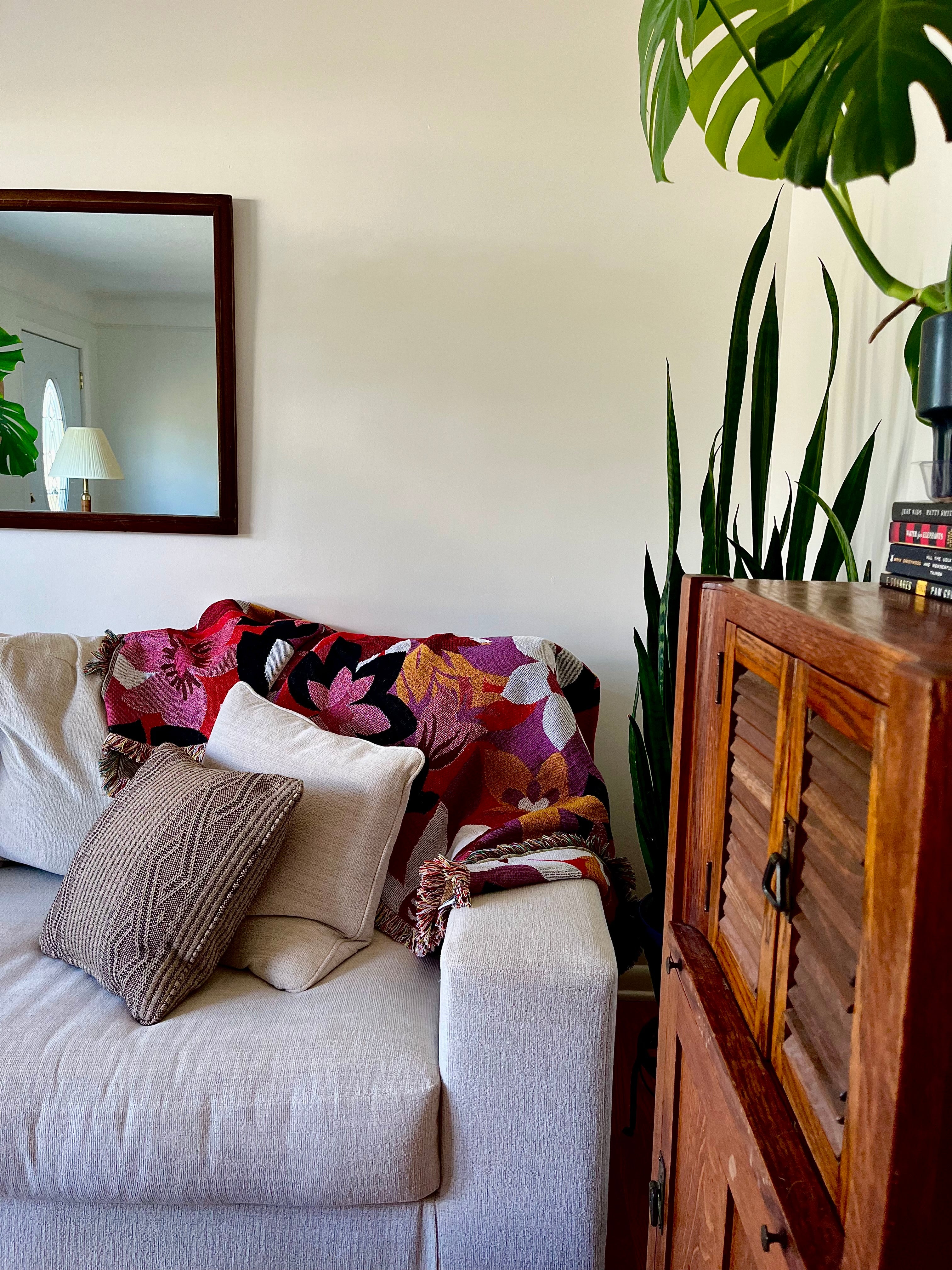 Vera Bradley Floral Woven Throw Blanket