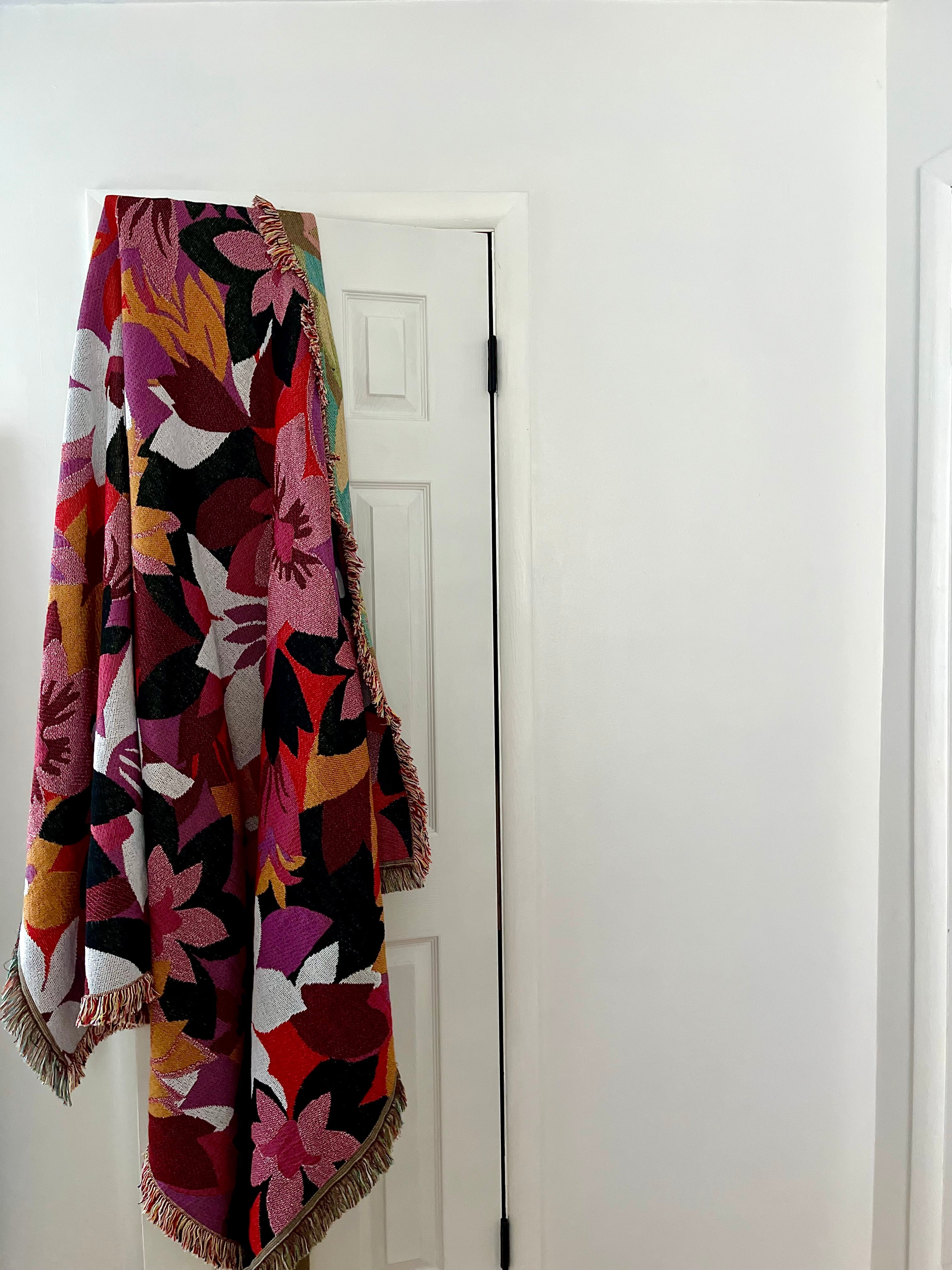 Vera Bradley Floral Woven Throw Blanket