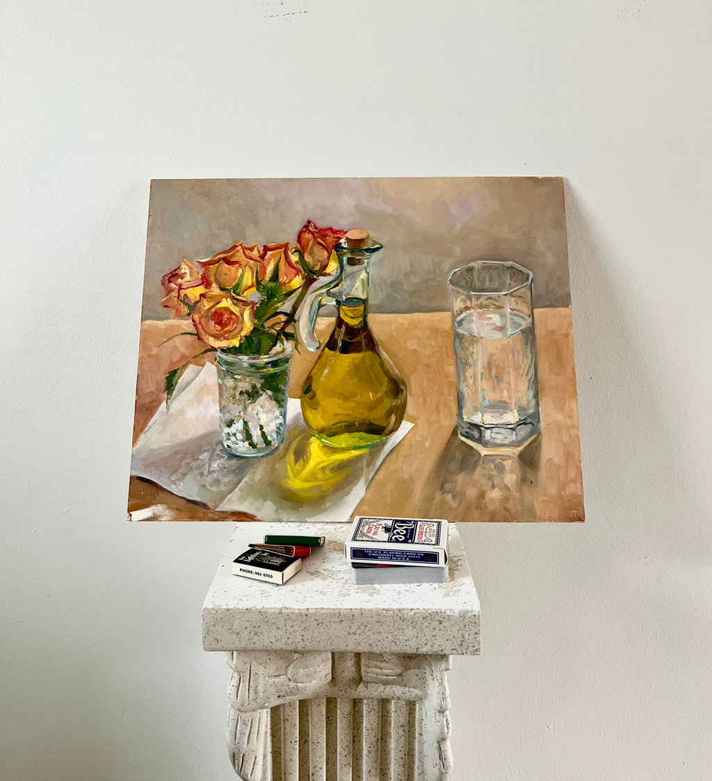 Original Impressionist Still Life Oil Painting