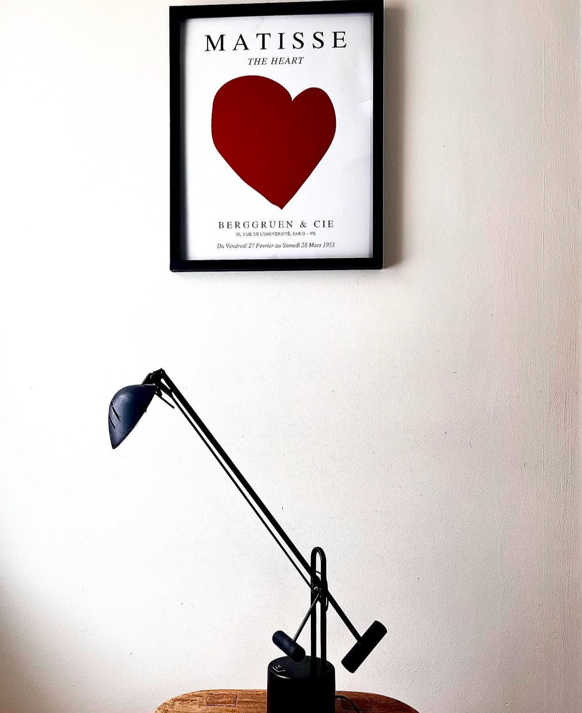 1970s Modernist Crane Neck Table Lamp