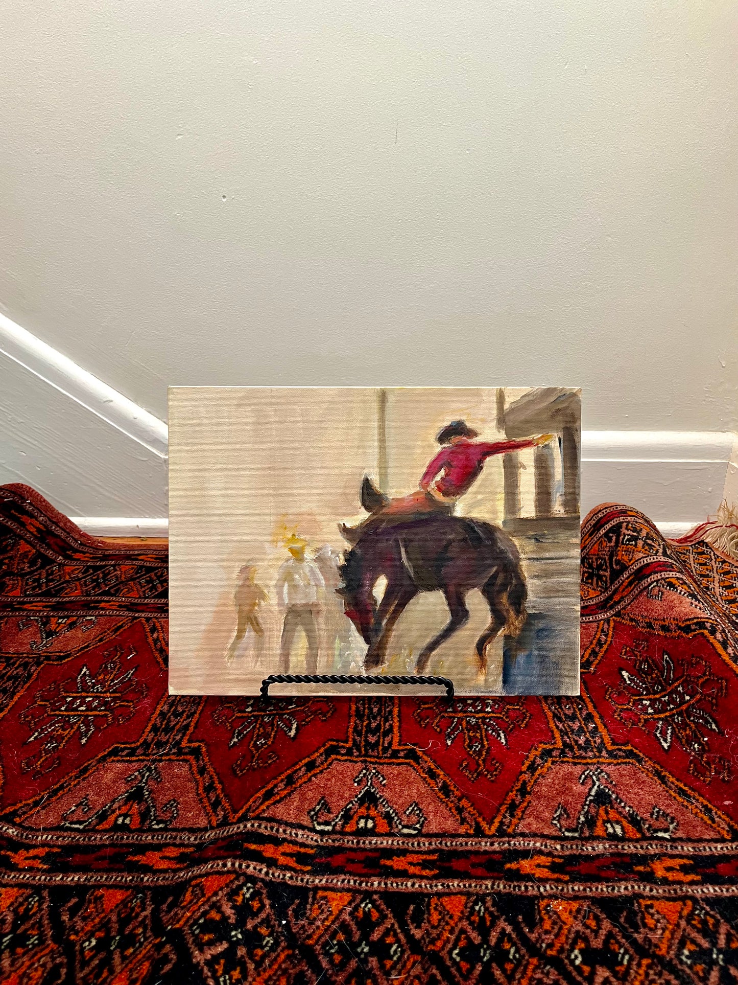 Rodeo Scene Original Painting