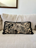Newport Tapestries Zebra Decor Animal Print Throw Pillow