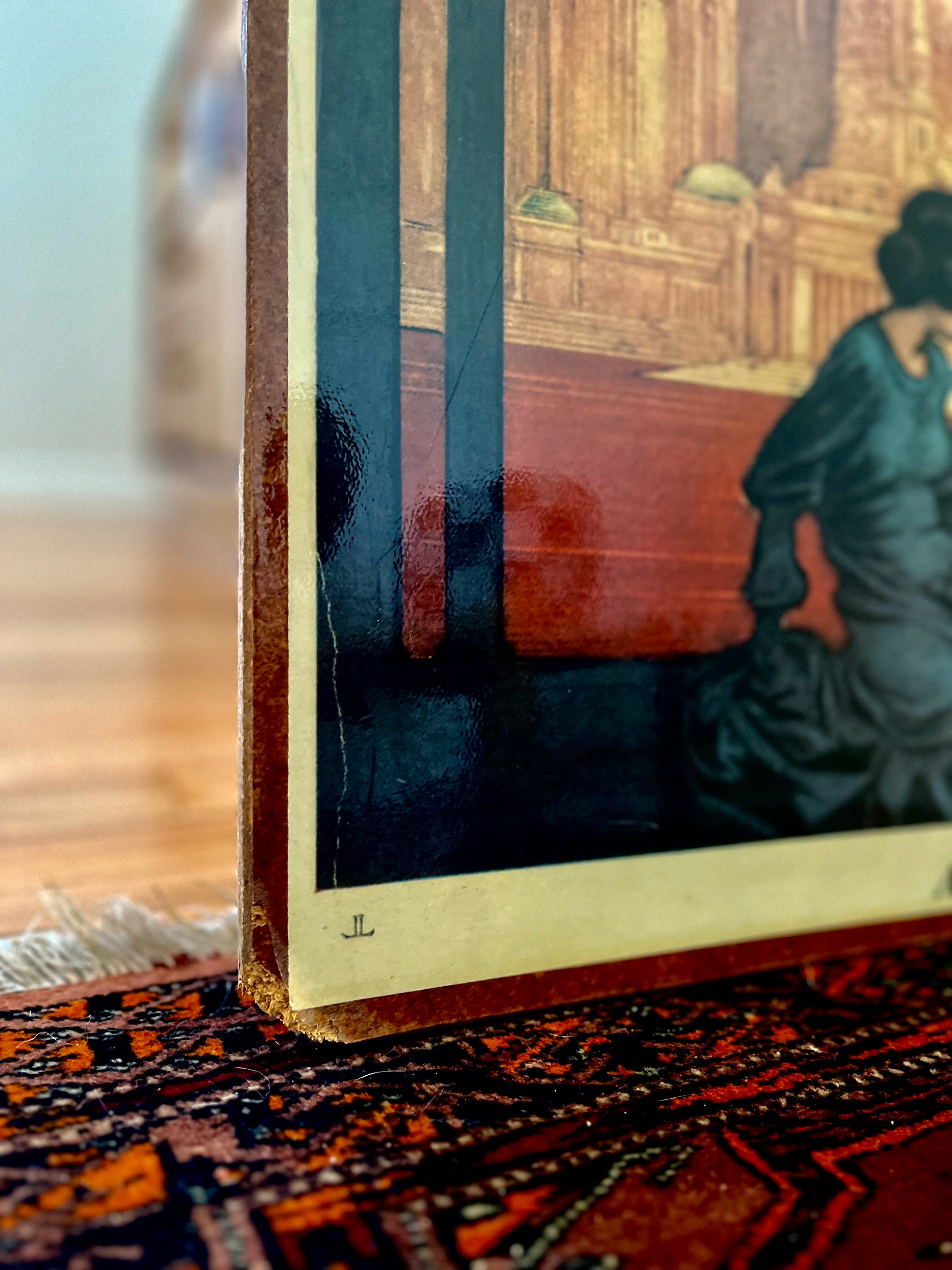Vintage Air Castles Life Magazine Poster Cover on Wood by Franklin Booth