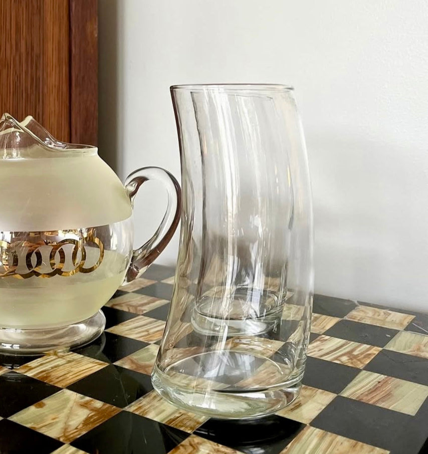 Pair of Vintage Libbey Bravura Curved Tumbler Glasses